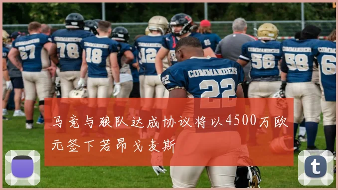 马竞与狼队达成协议将以4500万欧元签下若昂戈麦斯